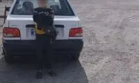 توقیف پراید با راننده ۱۱ساله در اصفهان!