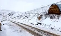 تصاویر تازه بارش برف در شهرستان خلخال