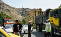 ترافیک پرحجم در برخی از محورهای شمالی