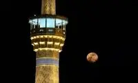 نمایی دیدنی از ماه‌گرفتگی در تهران و مشهد