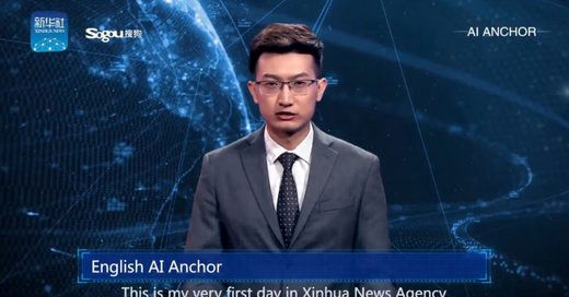 تردید در مورد ربات اخبارگوی چینی