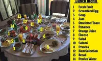 عکس: میز ناهار ویژه کریس رونالدو