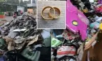 حلقه ازدواج از میان ۳۰ تُن زباله پیدا شد