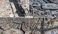 تصاویر هوایی از کربلا دو روز مانده تا اربعین