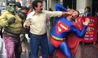 مُشت پرویز پرستویی بر صورت سوپرمن!