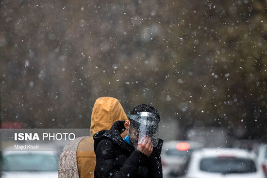 بارش برف و باران در بیشتر مناطق کشور