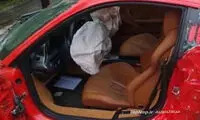 نابود کردن یک فراری لوکس در یک لحظه!