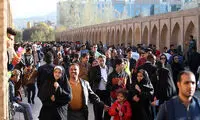 عکس: «سی و سه پل» در تعطیلات نوروز