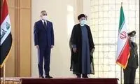 استقبال رسمی رئیسی از نخست‌وزیر عراق
