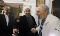 دیدار روحانی با فیدل کاسترو، رهبر انقلاب کوبا