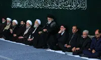 آخرین شب عزاداری اباعبدالله (ع) با حضور رهبری