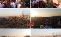 سقوط هواپیمای اوکراینی در نزدیکی فرودگاه امام