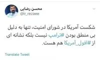 توئیت رضایی درباره جلسه شورای امنیت