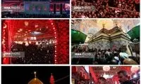 مراسم شب عاشورا در حرم امام حسین (ع)