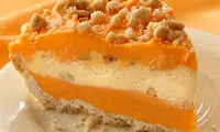 طرز تهیه ژله بستنیِ پرتقالی با بیسکویت