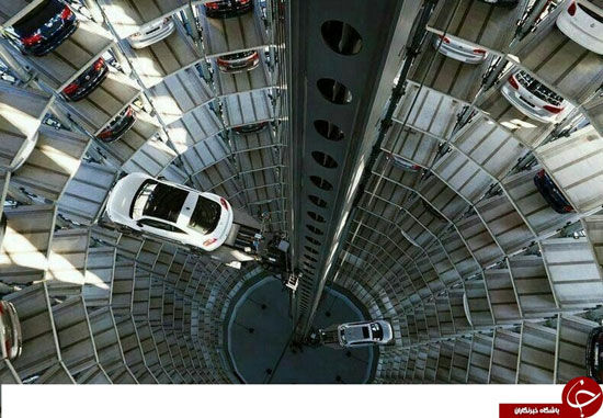 پارکینگ شگفت انگیز شرکت BMW +عکس