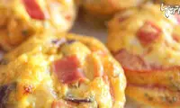 طرز تهیه مافین سوسیس و تخم مرغ