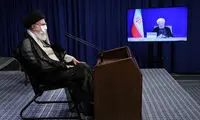 ارتباط تصویری رهبر انقلاب با جلسه هیئت دولت