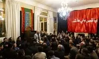 عزاداریِ عاشورا با حضور خاتمی، ظریف و جهانگیری