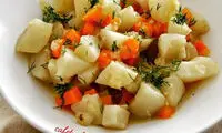 خوراک یئر اِلماسی روغن زیتونی