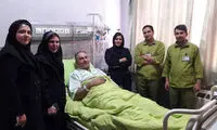 حمید فرخ‌نژاد در بیمارستان