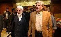ناطق نوری و خاتمی در افطاری عارف +عکس
