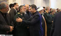 قالیباف در مراسم ترحیم پدر حاج قاسم
