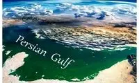 تصویر سنگ قبر سرباز آمریکا با عبارت «خلیج فارس»