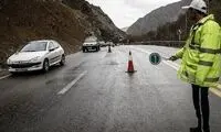 تصویری از  بارش برف بهاری در جاده چالوس 