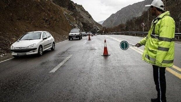 تصویری از  بارش برف بهاری در جاده چالوس 