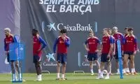 هواداران پاریسی خواب را بازیکنان بارسلونا گرفتند!