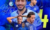تبریک تولد یزدانی به سبک باشگاه استقلال