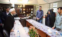 دیدار روحانی با خانواده‌های داغدار معدنکاران