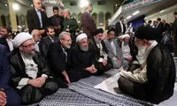 گعده جالب رهبر انقلاب با سران قوا