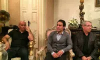 مهدوی کیا در منزل مرحوم پورحیدری