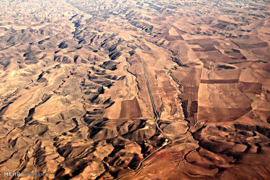عکس هوایی زیبا از سرزمین پهناور ایران