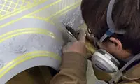 عکس: طلاکاری روی نیسان