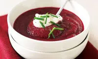 طرز تهیه سوپ لبوی خوشمزه و خوشرنگ (سوپ چغندر)