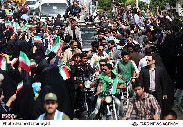 گزارش تصویری :سفر احمدی نژاد به مازندران