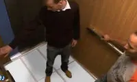تصاویری از لحظات وحشتناک در یک آسانسور!