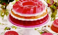 طرز تهیه ژله رنگین کمانی