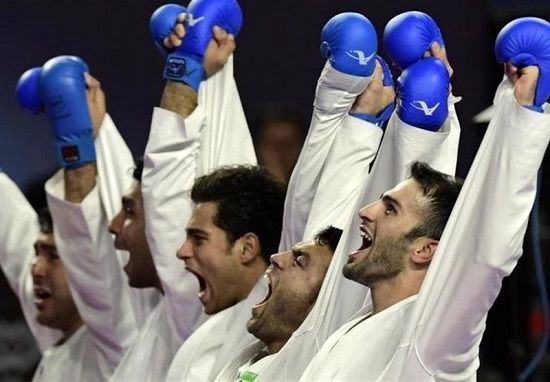 نایب قهرمانی تیم مردان ایران در کاراته‌وان مراکش