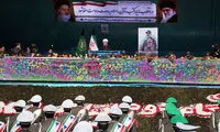 سخنرانی روحانی در مراسم ۲۲بهمن