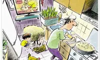 کارتون؛ اینم خونه ما بعد از گرون شدن اجناس!