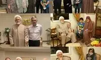 حضور مهدی کروبی در منزل کرباسچی