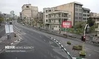 خیابان‌های خلوت تهران در نوروز ۱۴۰۲ 