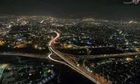 عکس؛ شب‌ تاب‌ های تهران از فراز برج‌ میلاد