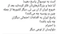 واکنش آشنا به درخواست خروج از NPT