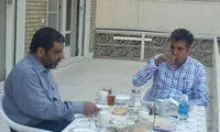 عکس: صبحانه کاری عادل با ضرغامی