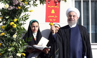 مراسم بازگشایی مدارس با حضور روحانی